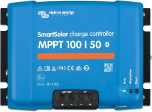 victron energy smartsolar mppt solar charge controller (bluetooth) charge controllers for solar panels 100v, 50 amp, 12/24 volt