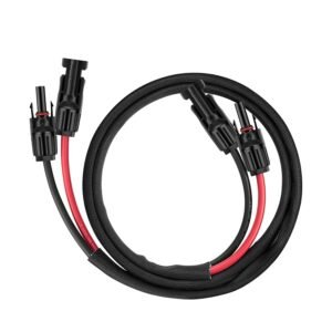 3ft 10awg solar panel extension cable with female and male connectors