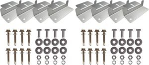 renogy 2 sets solar panel mounting z brackets lightweight aluminum corrosion free construction
