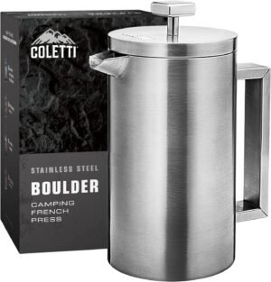 coletti boulder camping french press