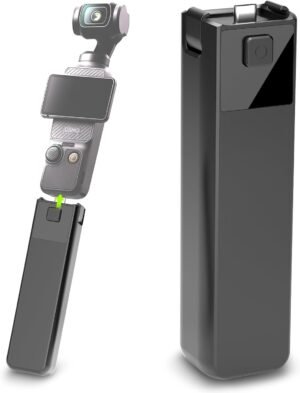 Compatible with DJI Osmo Pocket 3 Battery Handle, 5000mAh Portable Power Handle, 22.5W Fast Charging