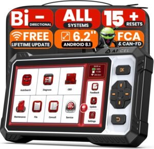 OBD2 Scanner ANCEL FX6100 Bidirectional Scan Tool, All System Car Diagnostic Scanner