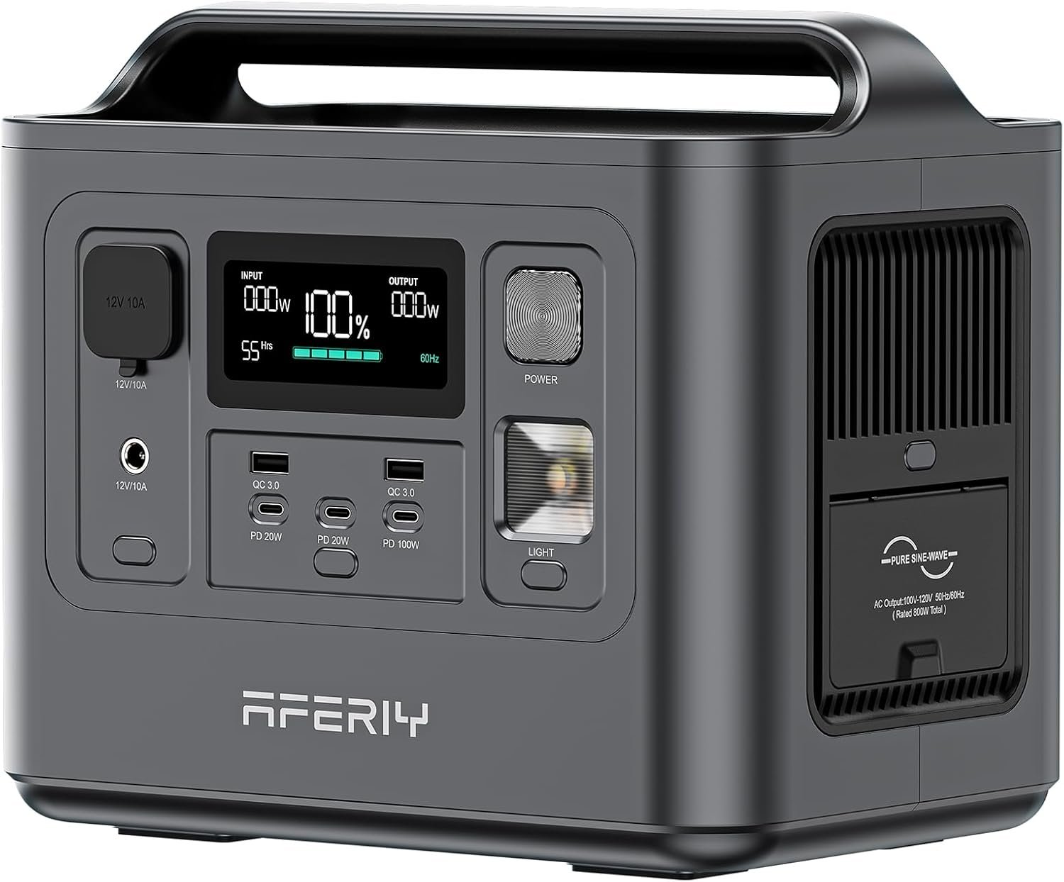 AFERIY Portable Power Station 800W(1600W Peak) Output